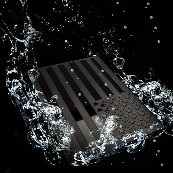 đ„Last Day 49% OFF - 3D All-Black American Flag Emblem Decal