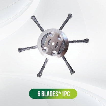 👨‍🌾6 inch Steel Wire Brush Cutter Trimmer Head🔥(BUY 2 GET 1 FREE )